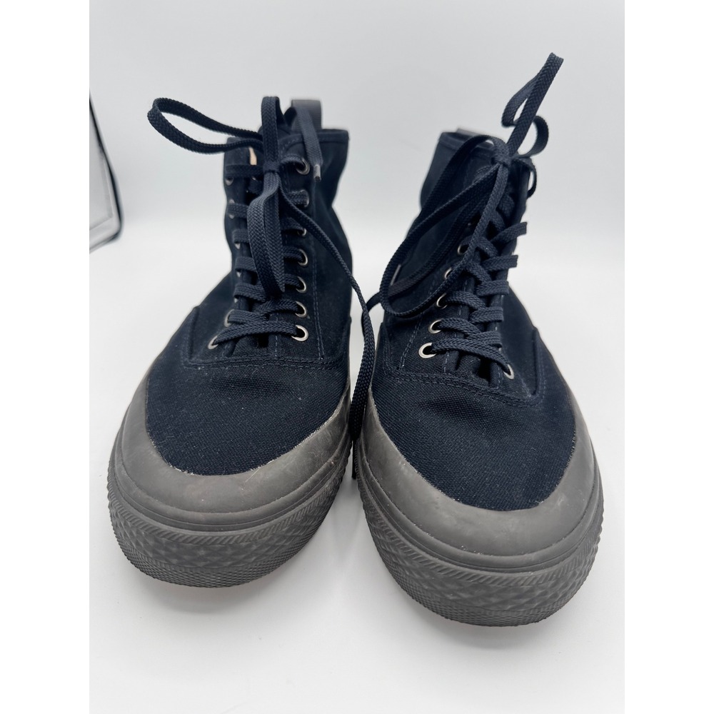 SeaVees x Taylor Stitch Mariners Boot Navy Ventile Canvas Mens 10 Sneaker